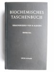 Rauen, Prof. H. M. - Biochemisches Taschenbuch. Erster Teil