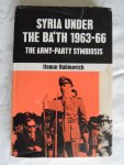 Itamar Rabinovich - Syria under the BA'TH 1963-66. The army-party symbiosis