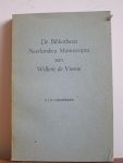 De Vreese, Willem - De Bibliotheca Neerlandica Manuscripta