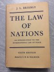 J.L. Brierly, revised by C.H.M. Waldock - The LAW of nations, an Introduction to the international law of peace