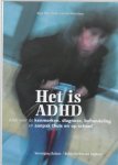Paternotte , Arga . & Jan Buitelaar . [ isbn  9789031345649 ]  3720 - Het is ADHD . ( Alles over de kenmerken, diagnose, behandeling en aanpak thuis en op school . ) 'Het is ADHD.' Dit wordt door ouders vaak gezegd met een toon van opluchting en bezorgdheid. De opluchting omdat het gedrag eindelijk een naam heeft en -