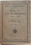 Staring A.C.W. uitgegeven door Bosch J.H. van den - Poëzie van A.C.W. Staring Eerste bundel Zwolsche herdrukken no 7