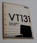  - VT131 Video Terminal User Guide