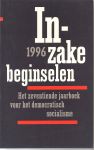 Becker  Wim van Hennekeler Bart Tromp Marjet van Zuylen, Frans - Het zeventiende jaarboek voor het democratisch socilalisme. Inzake beginselen