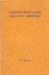 Ybema, Seerp Bernhard - Constitutionalism and civil liberties (Proefschrift RU-Leiden 17-12-1973)