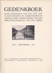 - Gedenkboek van de Arbeidsinspectie 1909 - 1934 1 september