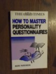Parkinson, Mark - How to master personality questionnaires. Second edition