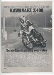  - Kawasaki Z 400 - 52e rijderstest