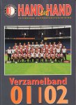 Diverse auteurs - Hand In Hand Verzamelband 01 / 02, maandblad Feyenoord Supportersvereniging nr. 01 t/m 09 (augustus 2001 t/m mei 2002), gave staat