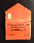 A.A. ned/frans - Wereldtentoonstelling van Brussel 1935 10 kunst snapshots serie10