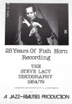 H.L. Lindenmaier. (samengesteld) - 25 years of fish horn recording : the Steve Lacy discography, 1954/79