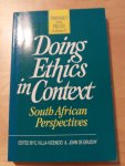 Villa-Vincencio, C. & J. de Grunchy - Doing Ethics in Context - South African Perspectives