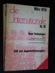  - Zeitschrift Die Internationale 14/15, Neue Technologien, DGB und Jugendarbeitslosigkeit