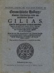Boekenoogen, G.J. (ed.) - Genoechlijcke History vanden schricklijcken ende onvervaerden reus Gilias