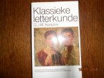 G J M Bartelink - Klassieke letterkunde