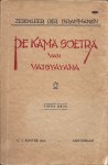 Vatsyayana - De Kama Soetra van Vatsyayana - Zedenleer der Brahmanen
