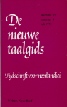 Berg, B. van den e.a. (redactie) - De nieuwe taalgids, jaargang 65, nummer 4, juli 1972