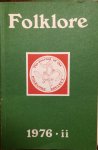  - Folklore The journal of the folklore society volume 87