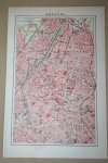  - Oude kaart/ plattegrond - Brussel   - circa 1905