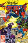 Junior Press - Web van Spiderman 076, Met de Afloop van "Spoken uit het Verleden", geniete softcover, zeer goede staat