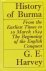 History of Burma. From the ...