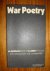 War Poetry. An anthology