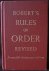 Robert's rules of order rev...