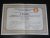Certificaat - Chicago Rock-Island  Pacific Railway Company