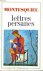 Montesquieu - LETTRES PERSANES.