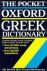 The Pocket Oxford Greek Dic...