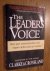 The leader's voice. How you...