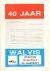 Boer, M. de (eindredactie) - 40 Jaar IJsbreker Walvis, 36 pag. kleine, geniete softcover, goede staat