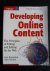 Developing Online Content, ...