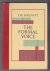 SHELNUTT, EVE (1941) - The formal voice. [first edition limited 300]