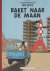 Herge, - Kuifje Facsimile Kleur raket naar de maan