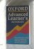 Oxford Advanced Learner's dictionary