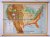 Bakker, W. en Rusch, H. - Schoolkaart / wandkaart van de Verenigde Staten van Amerika