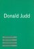 Donald Judd. [French-English]