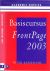 Basiscursus FrontPage / 2003