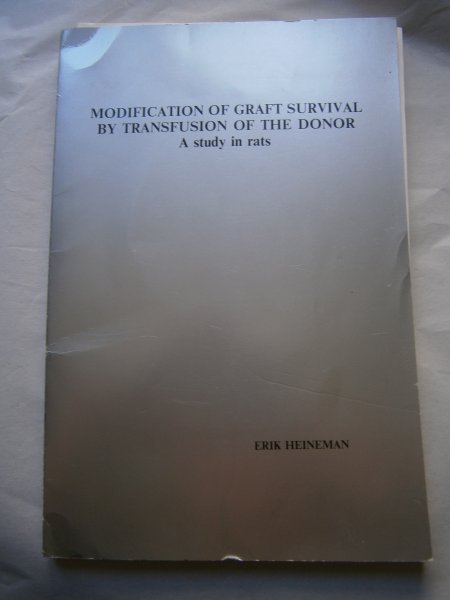 Heineman, Erik - Moification of graft survival by transfusion of the donor
