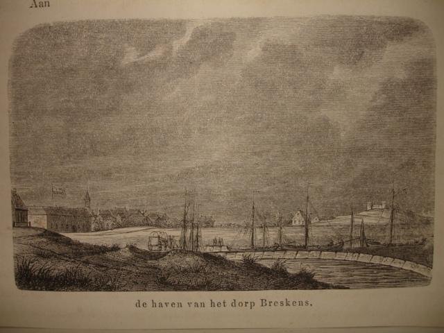 Breskens. - De haven van het dorp Breskens.
