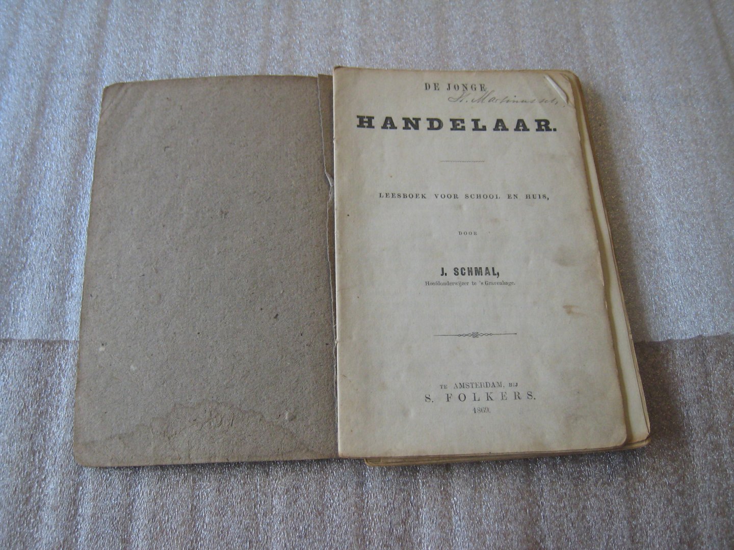 Schmal, J. - De jonge handelaar / leesboek voor school en huis