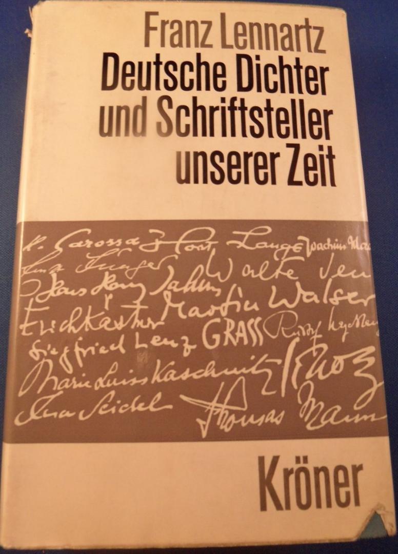 Lennartz, Franz - Deutsche Dichter und Schriftsteller unserer Zeit