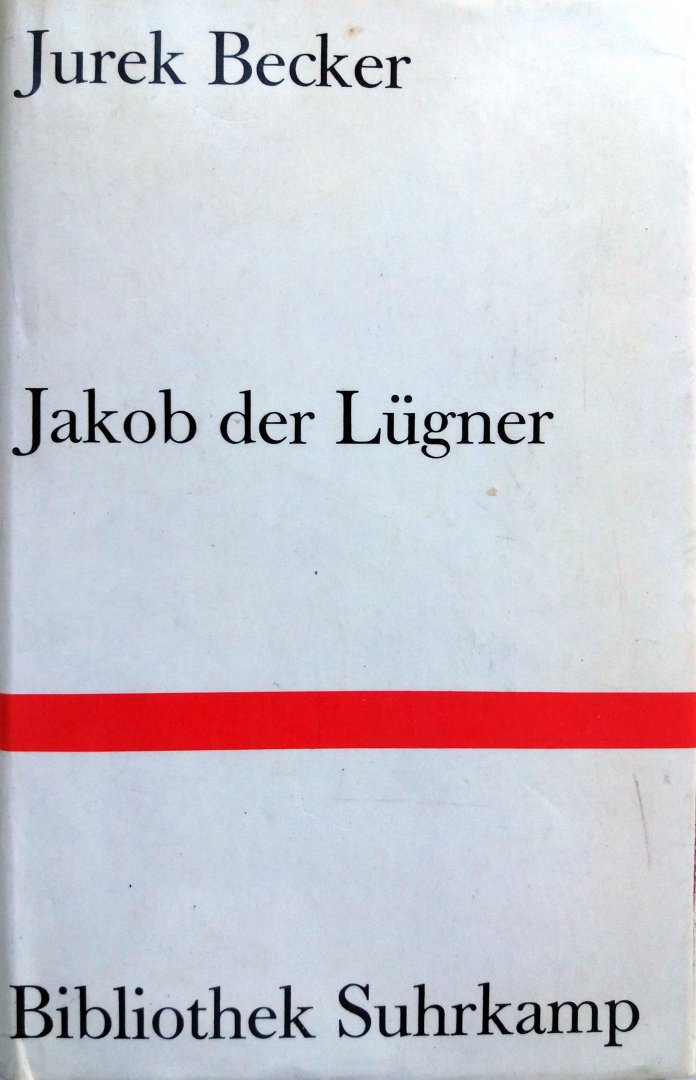 Becker, Jurek - Jakob der Lügner (Ex.1) (DUITSTALIG)