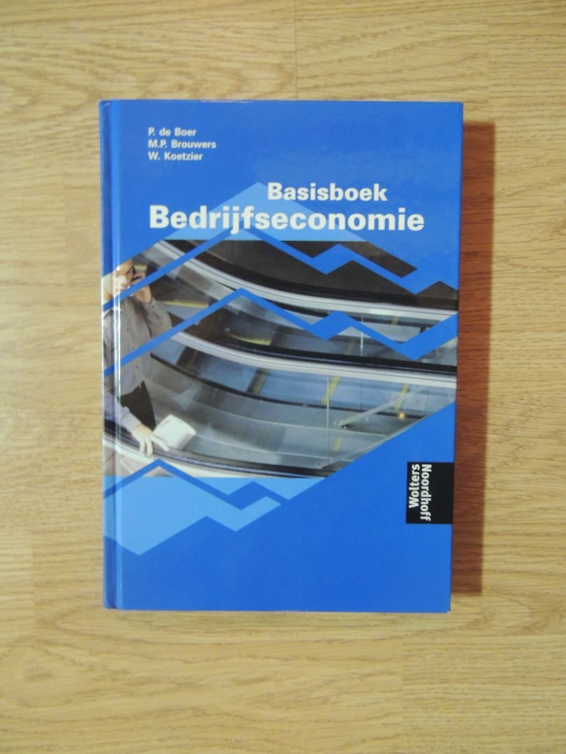 Boer, P. de, Brouwers, M.P., Koetzier, W. - Basisboek Bedrijfseconomie + Opgaven met CD