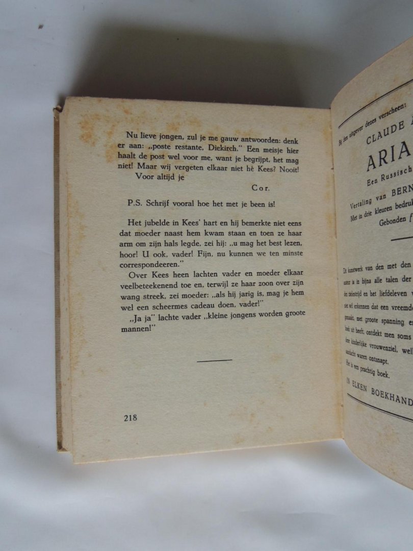 Baum, Vicky - De groote zelfverloochening