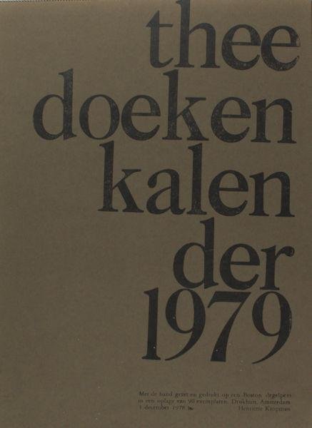 Kropman, Henriëtte. - Theedoekenkalender 1979