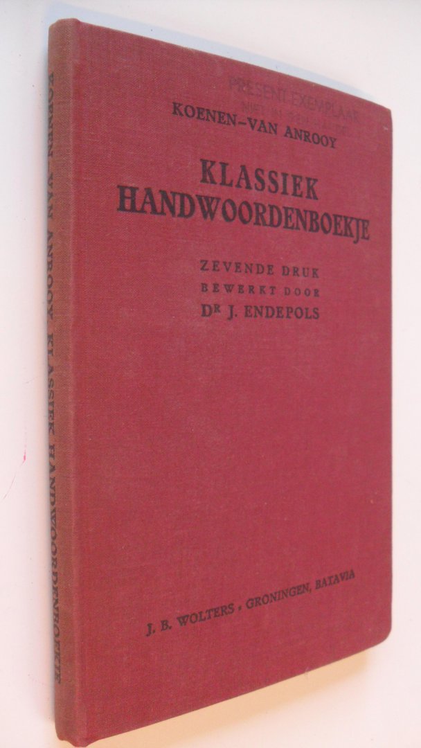 Endepols Dr.J. (bewerking) - Klassiek Handwoordenboekje