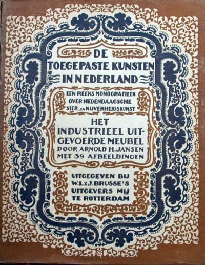 H.Jansen - Het Industrieel uitgevoerde Meubel (toegepaste kunsten)