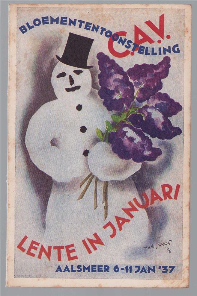 n.n - Bloemententoonstelling - Lente in Januari - Aalsmeer 5-11 Jan 1937